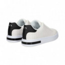 Talon Negro Deportivo Logo Blanco  ARMANI EXCHANGE
