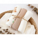 Set 3 Muselinas Bambú 70X70CMS KIOKIDS