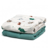 Set 2 Muselinas Bamboo KIOKIDS