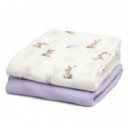 Set 2 Muselinas Bamboo KIOKIDS