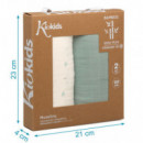 Set 2 Muselinas Bamboo KIOKIDS