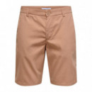 ONLY&SONS Pantalones Cortos Shorts Only & Sons Chino Cork Light Brown