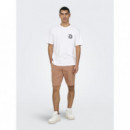 ONLY&SONS Pantalones Cortos Shorts Only & Sons Chino Cork Light Brown