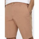 ONLY&SONS Pantalones Cortos Shorts Only & Sons Chino Cork Light Brown