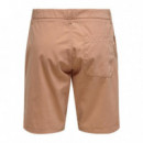 ONLY&SONS Pantalones Cortos Shorts Only & Sons Chino Cork Light Brown