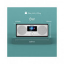 PANASONIC Radio Digital Fm Internet Wifi RF-D40 BLUETOOTH Dab+ 6W Negra