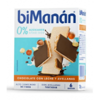 Bmn Wafer Choco Avellana S/a Añadidos  BIMANAN