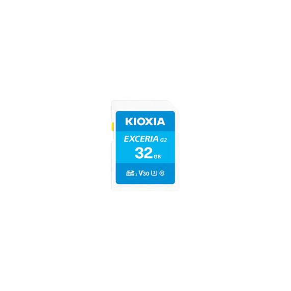 KIOXIA Tarjeta Memoria SDXC UHS-1 32GB Exceria G2 4K