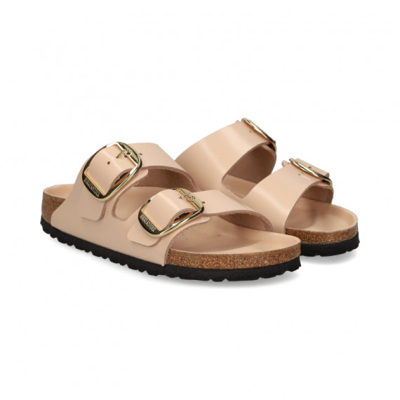 Pala 2 Hebillas Charol Beige  BIRKENSTOCK