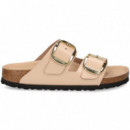 Pala 2 Hebillas Charol Beige  BIRKENSTOCK