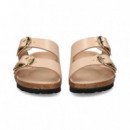Pala 2 Hebillas Charol Beige  BIRKENSTOCK