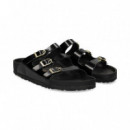 Pala 3 Hebillas Charol Negro  BIRKENSTOCK