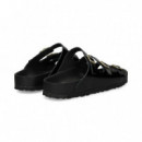 Pala 3 Hebillas Charol Negro  BIRKENSTOCK