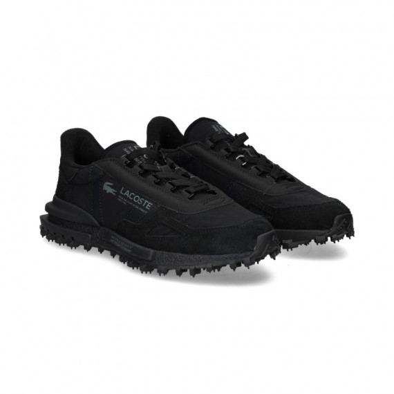 Deportivo Ante+nylon Negro  LACOSTE