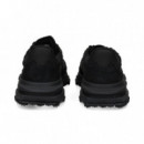 Deportivo Ante+nylon Negro  LACOSTE