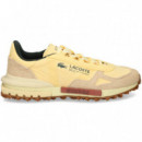 Deportivo Argollas Ante+nylon Amarillo  LACOSTE