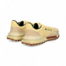 Deportivo Argollas Ante+nylon Amarillo  LACOSTE