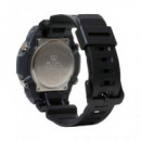 CASIO Coleccion AQ-S820W-1AVEF Reloj Digital Analogico Solar Correa Resina Negra,crono,temporizador