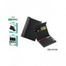 New Science Funda para Pasaporte ,tarjetas Rfid Multifuncional MU-01 Negra 45198  LALO
