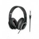 New Science Auricular de Casco Diadema con Microfono y Cable A-623 Negro Jack 3.5MM  LALO