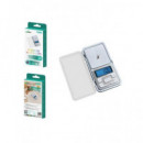 NEW SCIENCE Pesa Digital de Bolsillo Gramera MH-200-1 0.01g 200g