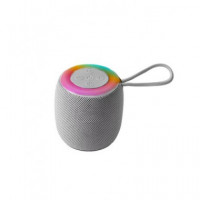 NEW SCIENCE Altavoz Portatil Bluetooth K26 Con Luz led,Usb ,Micro SD Gris