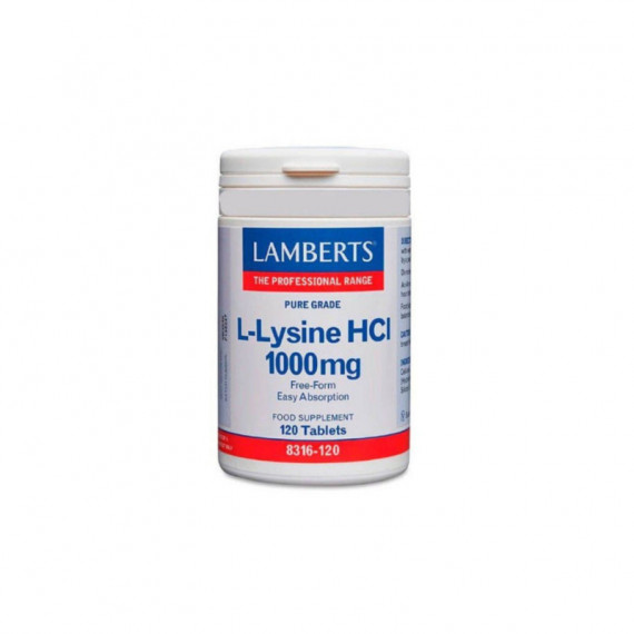 LAMBERTS L-LYSINA HCL 1000MG 120TABS