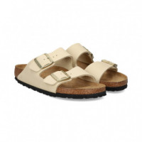 Pala 2 Hebillas Nobuck Hielo  BIRKENSTOCK