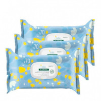 Lingettes Nettoyantes Douces 
trio Toallitas Corporales Suaves  KLORANE
