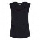 Camisetas Mujer Top ICHI Opanny Black