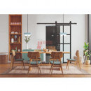 Puerta Corredera 204x73x28mm 6 Cristales Becu