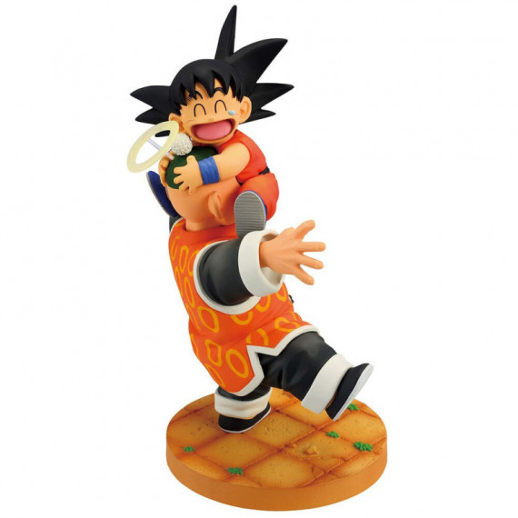 Figura Son Goku con su Abuelo Dragon Ball  BANDAI