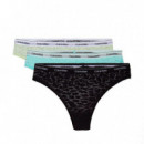 Pack de 3 Braguitas Brasileñas - Icon Lace  CALVIN KLEIN