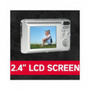 AGFAPHOTO Camara Foto Digital DC5500 Plata 24MP,ZOOM 8X,HD 1280X720