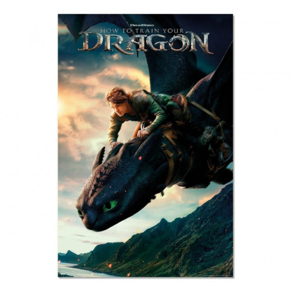 Poster Cómo Entrenar a tu Dragón Live Action (GPE6002)  GRUPO ERIK
