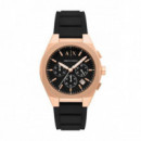 Reloj Sync Leather Negro  ARMANI EXCHANGE