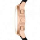 Reloj Sync Leather Negro  ARMANI EXCHANGE