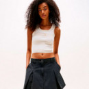 Top sin Mangas de Corte Cropped con Parche  TOMMY HILFIGER