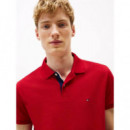Mb Contrast Collar Cuff Reg Polo Medium  TOMMY HILFIGER
