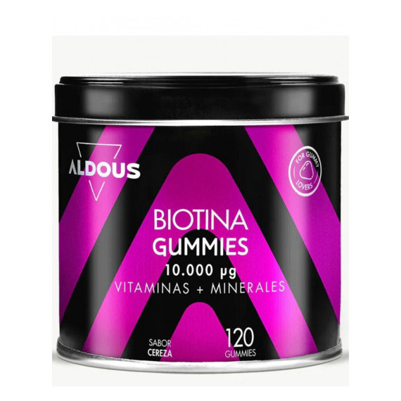 Aldous Biotina Gummies 120 Gummies  ALDOUS BIO