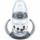Nuk First Choice Biberon Entrena Mickey Mouse 6 - 18 Meses 150 Ml Unid Gris  MAPA SPONTEX IBERICA SAU