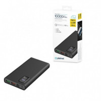 PLATINET Powerbank 10.000MAH Polymero Carga Rapida 3.0 Negro