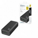 PLATINET Powerbank 30.000MAH Polymero Carga Rapida 3.0 Negro