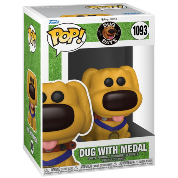 FUNKO Pop Dug con Medalla Disney 1093