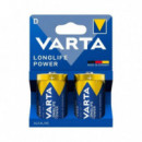 VARTA Longlife Power Pila Alcalina D LR20  Pack 2UD
