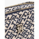 Th Jacquard Camera Bag Space Blue  TOMMY HILFIGER