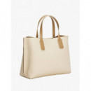 Th Distinct Mini Tote Classic Beige  TOMMY HILFIGER