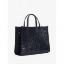 Th City Mini Tote Mono Space Blue  TOMMY HILFIGER