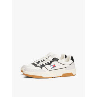 Tjm Cupsole Elevated Leather Ivory  TOMMY HILFIGER