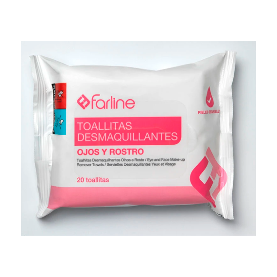 FARLINE Toallitas Desmaquillantes 20 Unidades
